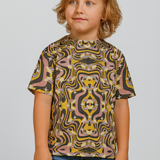 Floral Flow - Full Print Kids T-Shirt - - T-shirts