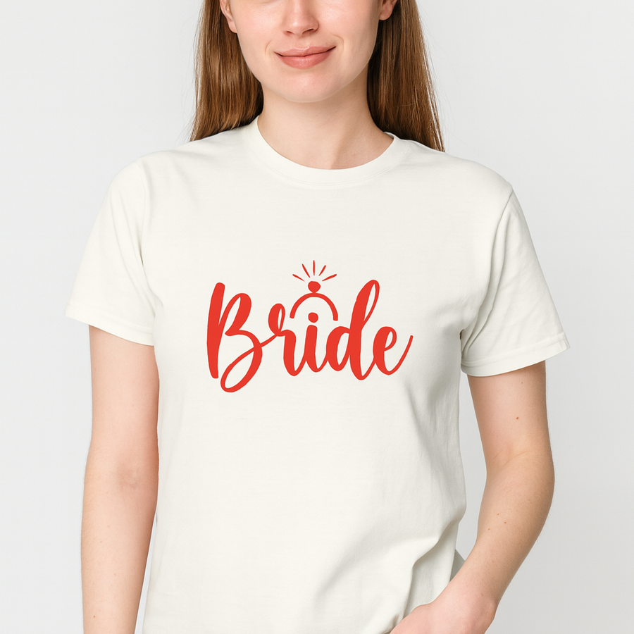 Cotton T-shirt - Sparkle in 'Bride - - T-shirts