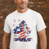Fourth of July Fireworks - Unisex Crewneck T-Shirt - - T-shirts