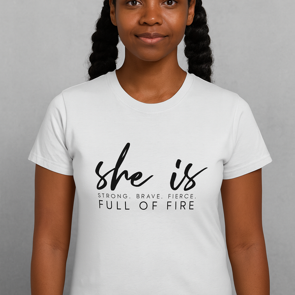 Embrace Her Fire - Unisex Crewneck T-shirt - - T-shirts