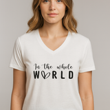 Worldly Whispers - A Typographic T-shirt - - T-shirts