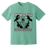 Whispers of Terror - The Darkness Falls Shirt - Seafoam - T-Shirts