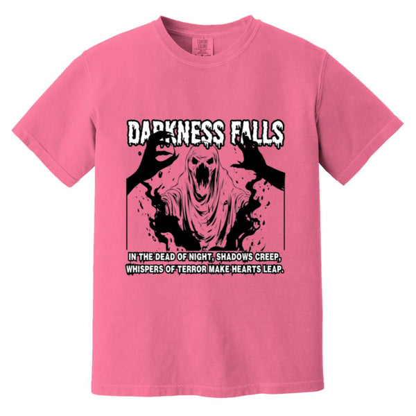 Whispers of Terror - The Darkness Falls Shirt - Crunchberry - T-Shirts