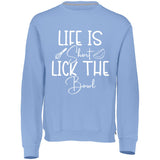 Comfort and Joy - Lick the Bowl Crewneck - Columbia Blue - Crewneck T-shirts