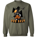 Boo Bash Witch - Spooky Halloween Sweatshirt - Military Green - Sweatshirts