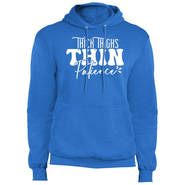 Thick and Thin -Inspirational Fleece Hoodie - Royal -