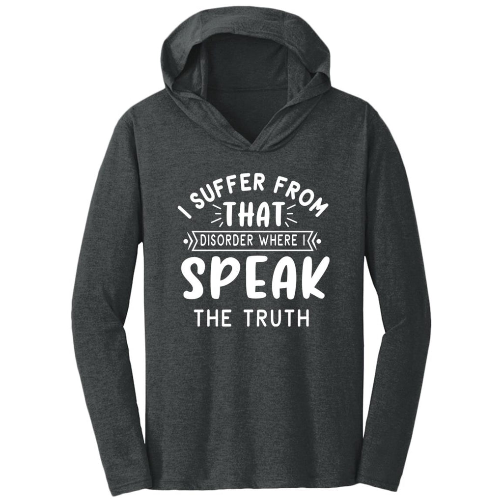 Speak the Truth - Eco Triblend T-Shirt Hoodie - Black Frost - Hoodies