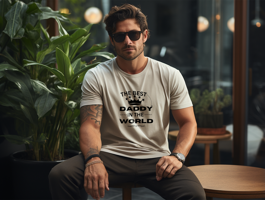 World's Best Dad Tee - A Tribute to Fatherhood - - Print Material