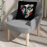 Geometric Glamour - All-Weather Art Cushion - - Cushions