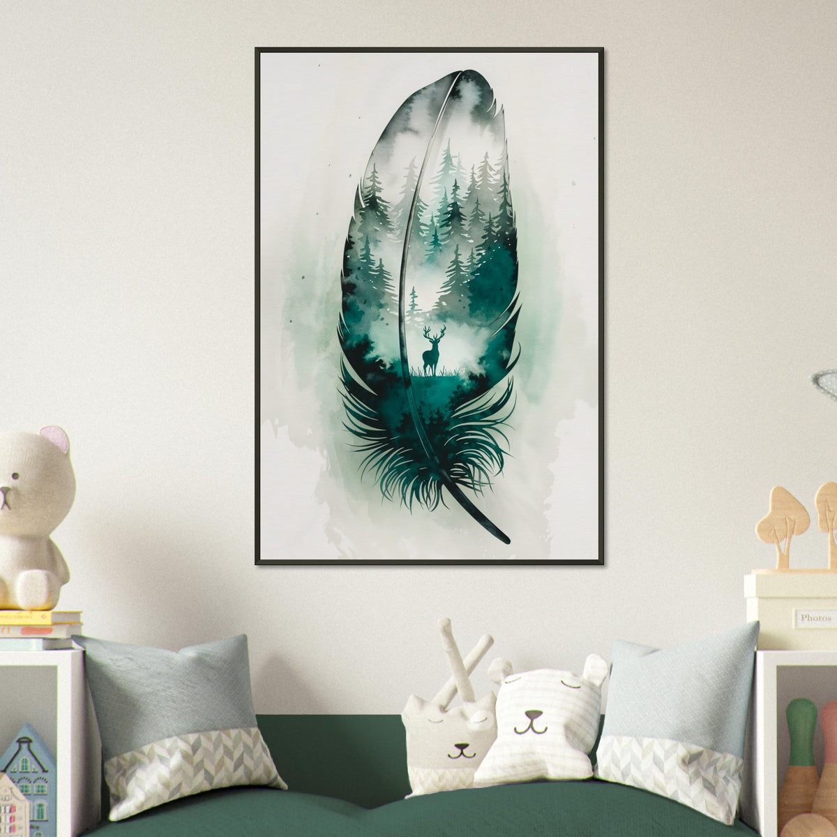 Feathered Wilderness - The Spirit of the Forest - - Framed Posters