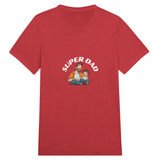 Super DAD - A Tribute in Threads - Triblend Red - Print Material