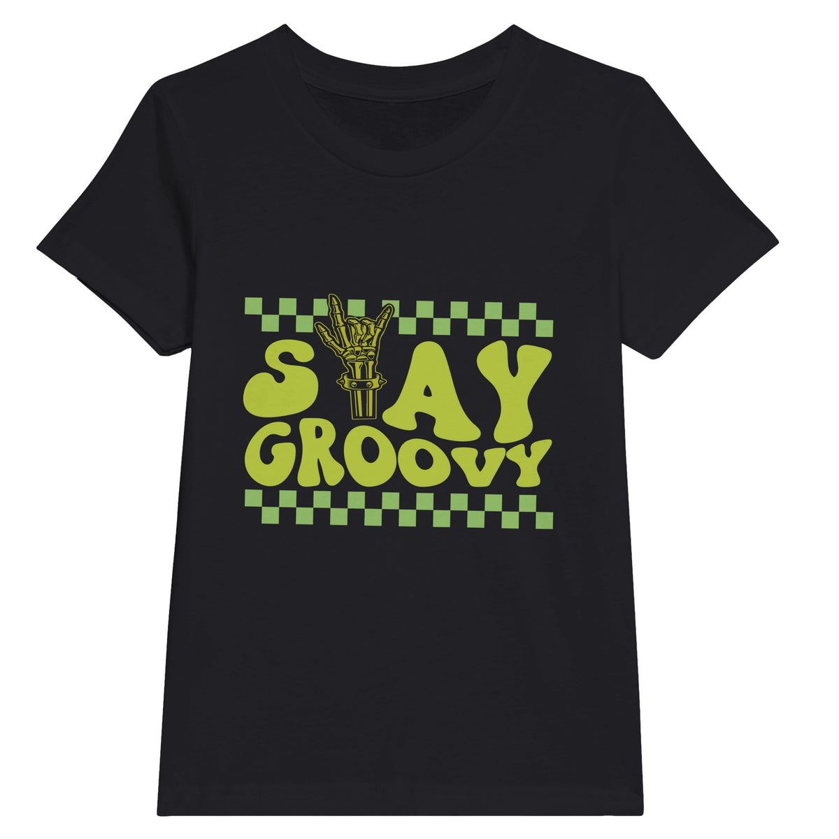 Retro Revival - Embrace the 'Groovy' Vibe - Black - Print Material