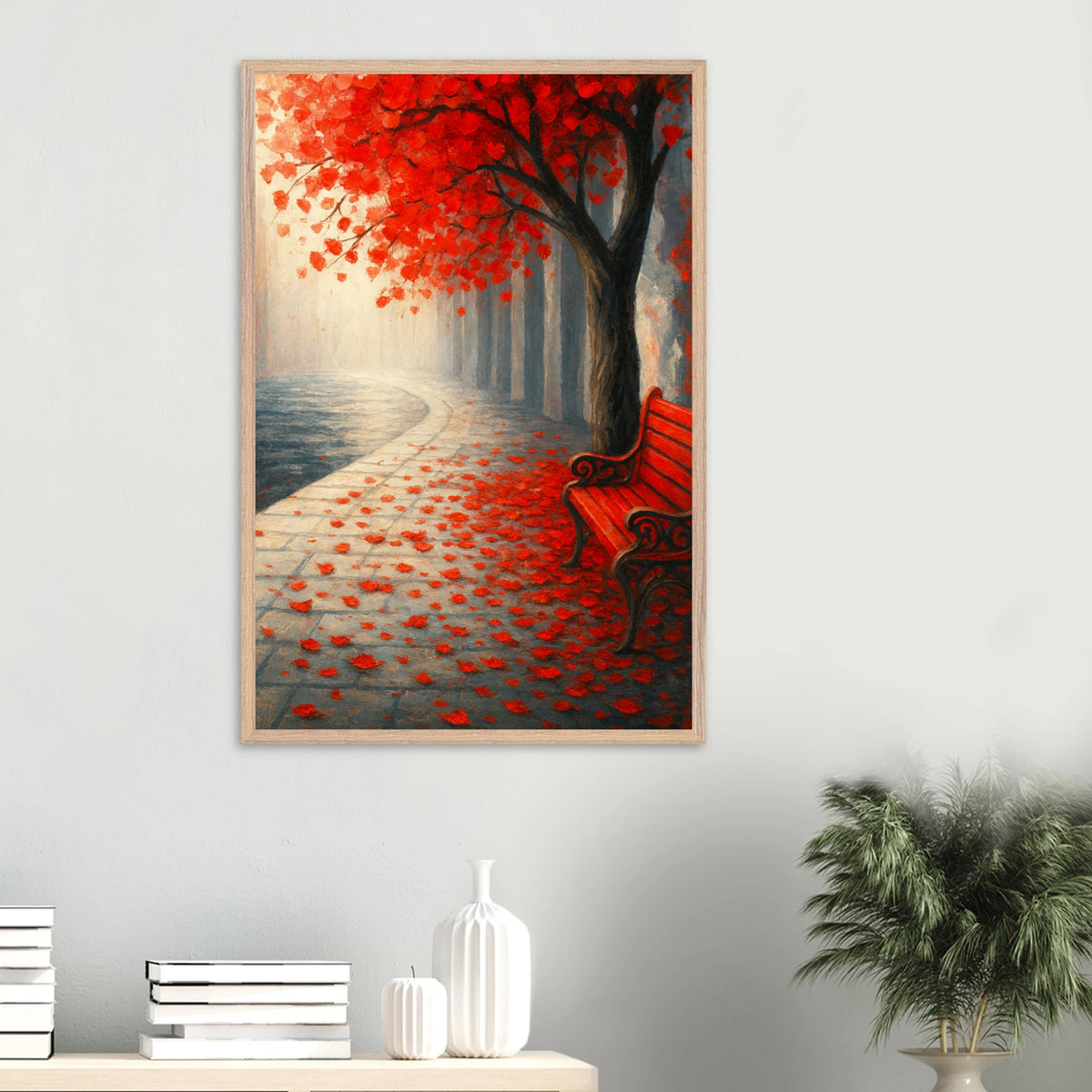 Wooden Framed Poster – Gift of Autumn Memories - Wood frame - Wooden Framed Posters