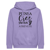 Empowerment in Motion - 'Piensa, Cree, Sueña, Atrévete' Hoodie - Lavender - Hoodies