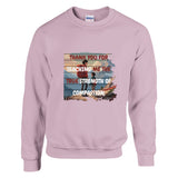 Thank You for Your Love - A Dad’s Legacy - Light Pink - Sweatshirts