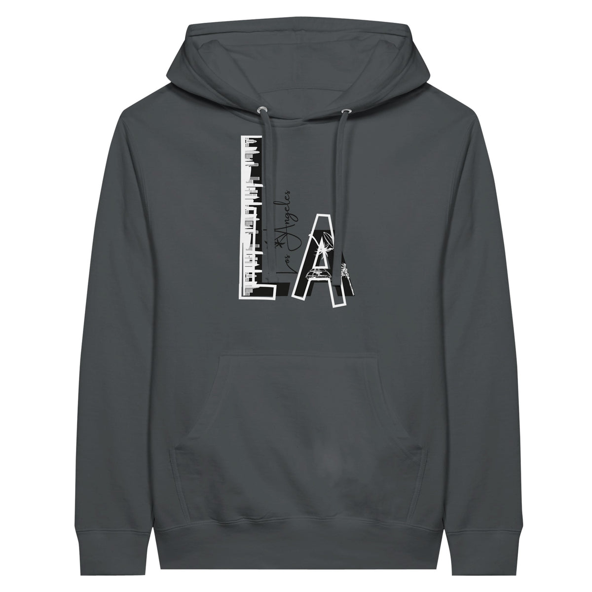 City of Angels - LA Dreams - Charcoal - Pullover Hoodies