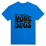 Dog Lover's Delight - More Dogs, Less People - Royal - T-shirts