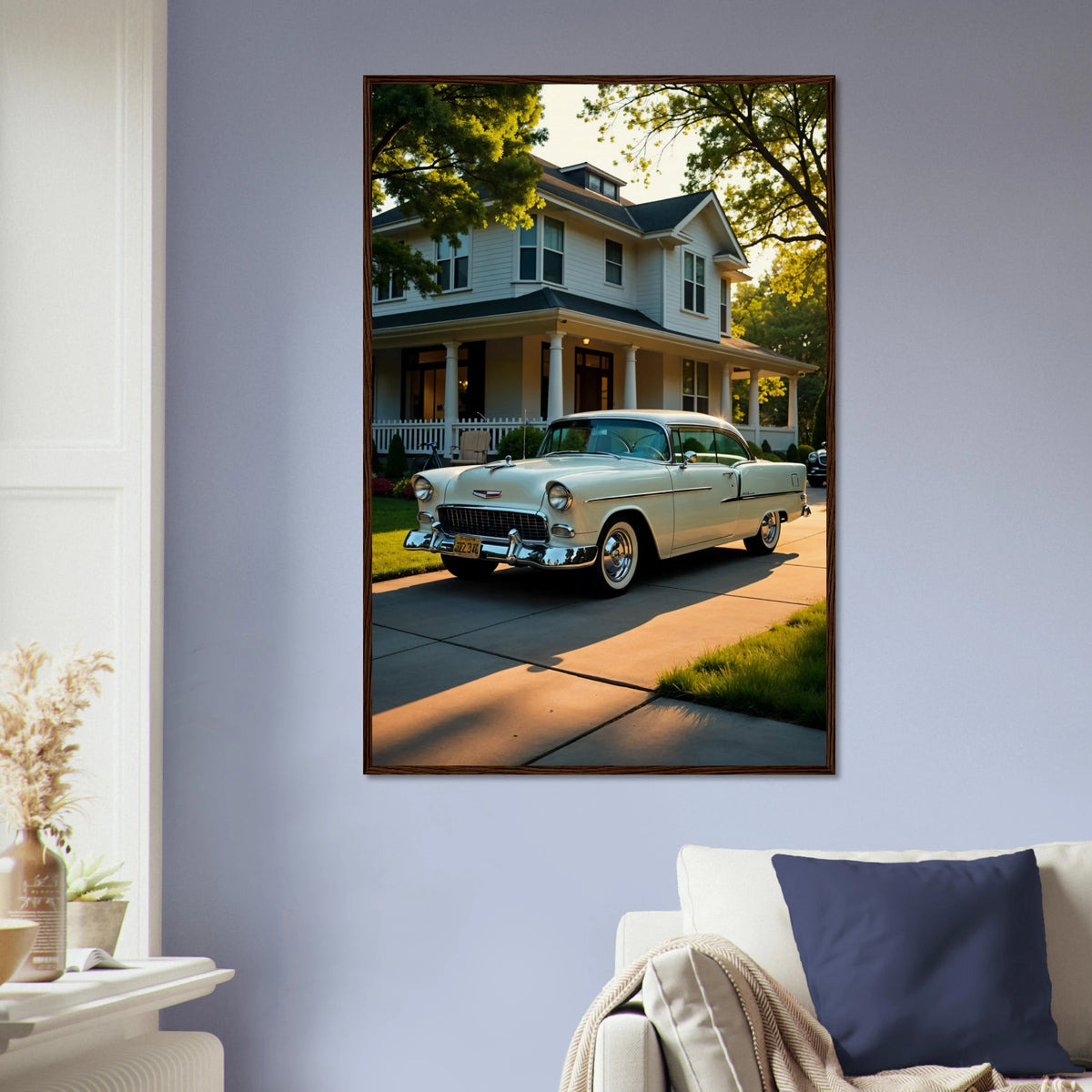 Gift a Vintage Vibe – Wooden Framed Poster - Dark wood frame - Wooden Framed Posters