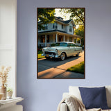 Gift a Vintage Vibe – Wooden Framed Poster - Dark wood frame - Wooden Framed Posters