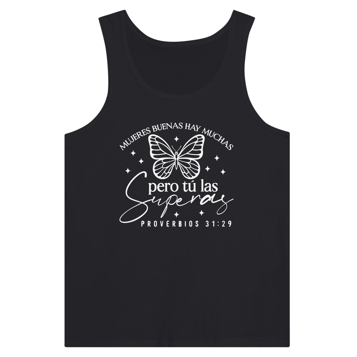 Exceeding Virtue - 'Mujeres Buenas Hay Muchas' - Black - Tank Tops