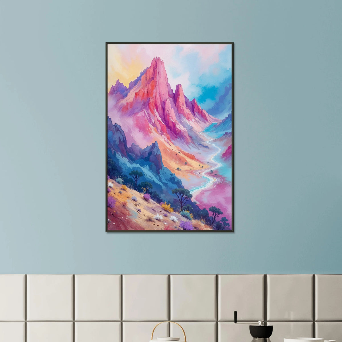 Majestic Peaks - Metal Framed Memory Poster - Default Title - Metal Framed Posters