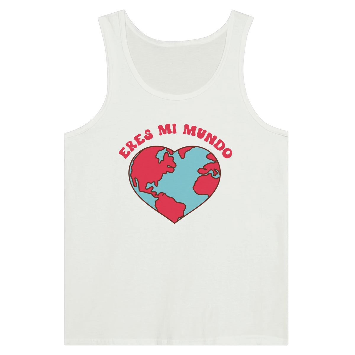 Center of My Universe - 'Eres Mi Mundo - White - Tank Tops