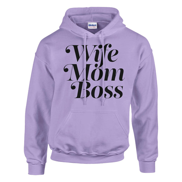 Boss Lady Essentials - Wife Mom Boss Edition - Orchid - Hoodies