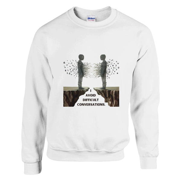 Bridging Words - The Conversation Gap Sweatshirt - White - Sweatshirts