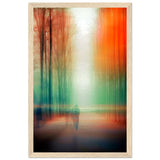 Twilight Walk Through Dreamscape - 28x43 cm XL (11x17″) Wood frame - Wooden Framed Posters