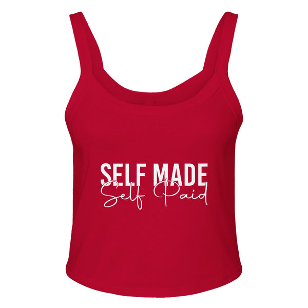 Self Made, Self Paid - Empower Your Journey - solid red blend - Print Material