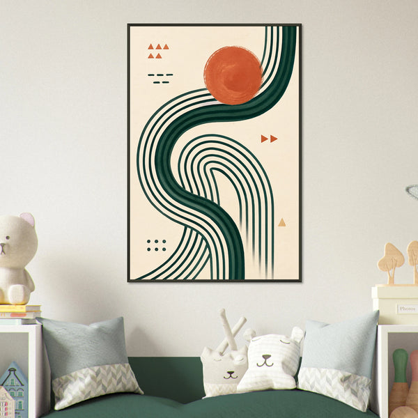 Sun & Rhythm – Modern Metal Framed Poster Gift Art - Default Title - Metal Framed Posters