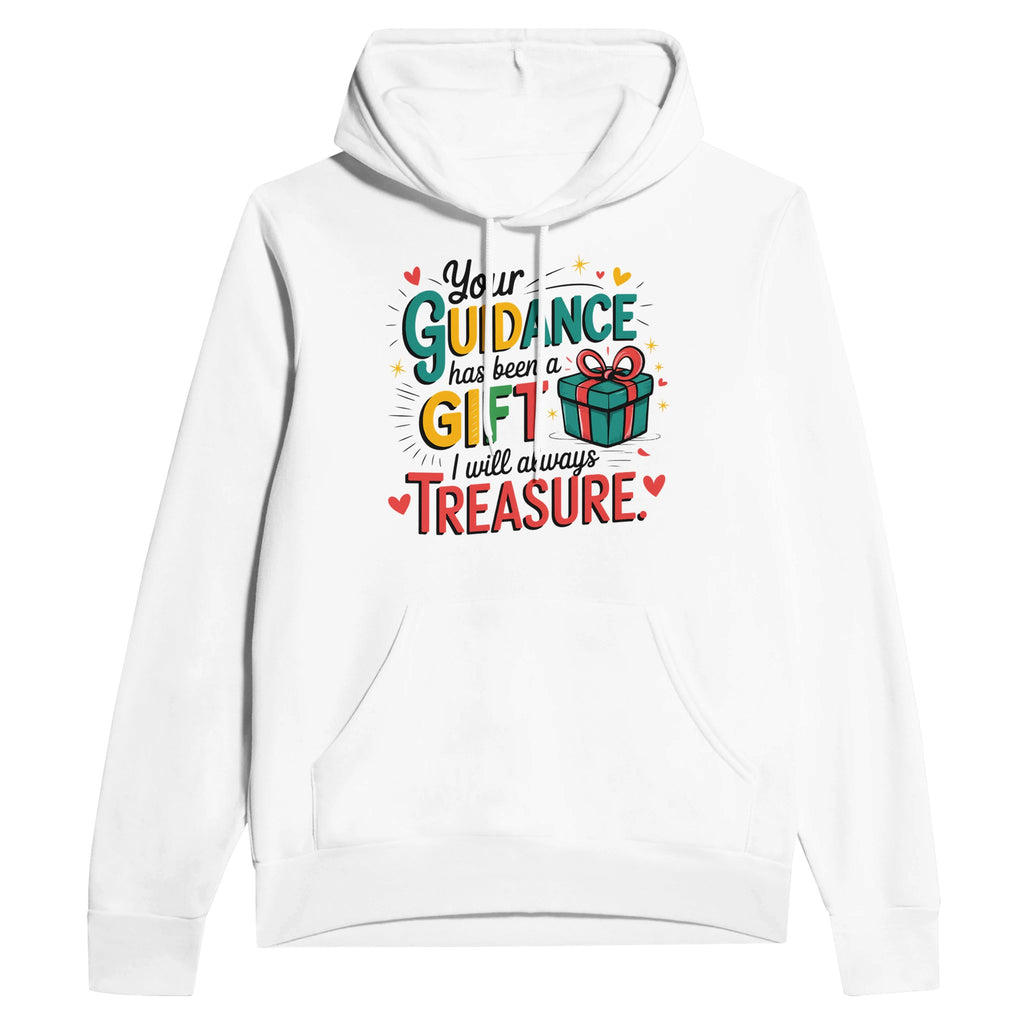 Thank You for Your Guidance - Inspirational Hoodie - White - Hoodies