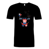 Patriotic Fun for Independence Day - Black - T-Shirts