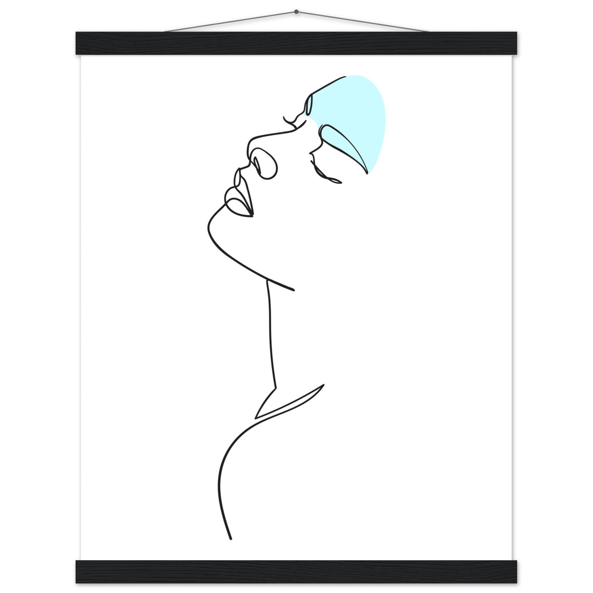 Modern Simplicity - Line Art Poster with Premium Finish - - Posters With Hanger