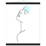 Modern Simplicity - Line Art Poster with Premium Finish - - Posters With Hanger