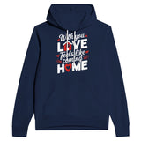 Home is Where the Heart Is – A Loving Gift for Husband - Navy - Hoodies