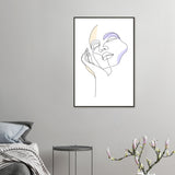 Graceful Lines - Contemporary Art for Your Space - - Metal Framed Posters