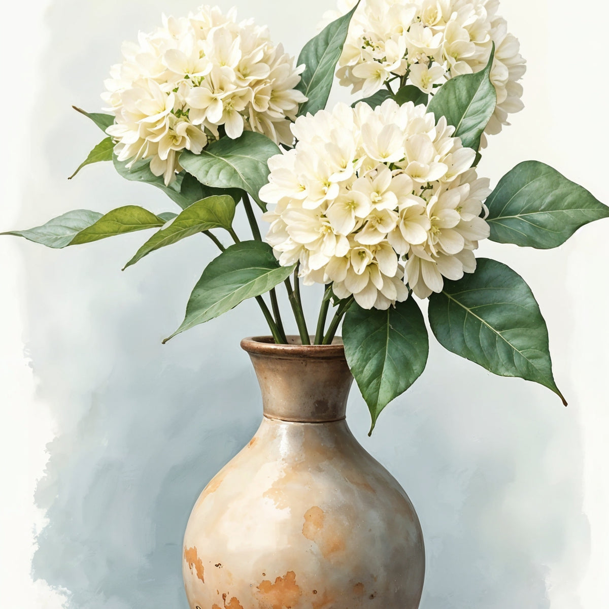 Hydrangea Harmony - Wooden or Metal Framed Poster - - Framed Posters