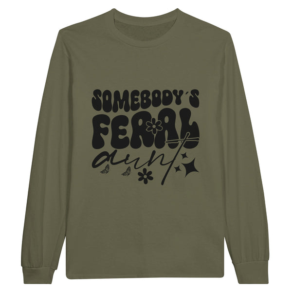 Wild Memories - Embrace Your Feral Side - Military Green - Sweatshirt