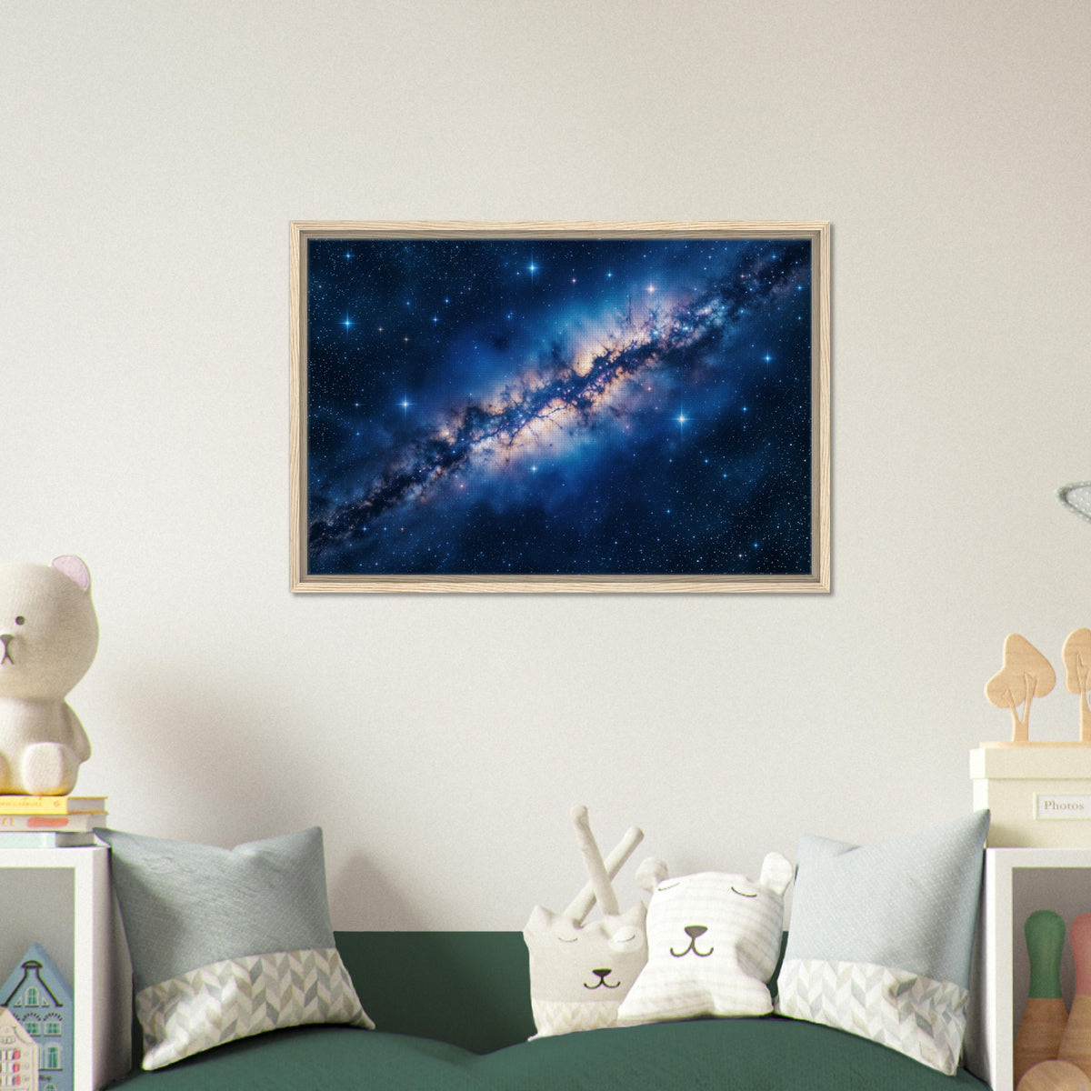 Infinite Universe - A Starry Galactic Dream - - Framed Canvas