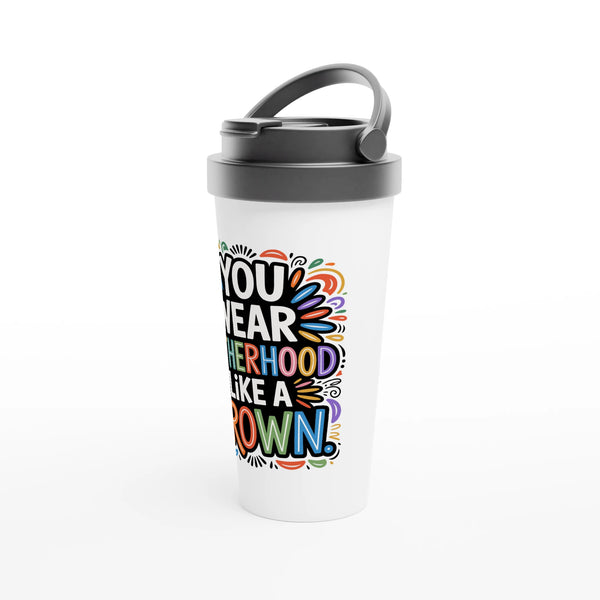 Crowned Dad – Stainless Travel Mug - - Mugs