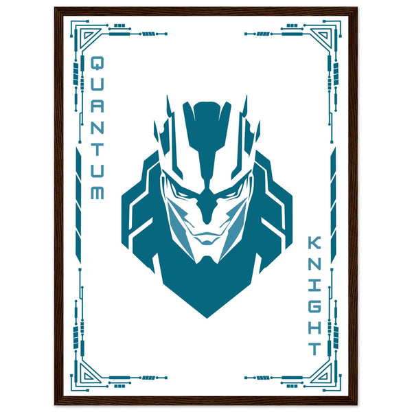 Transform Your Space - "Proton, Neural, Quantum Knights" Poster Set - - Wooden Framed Posters