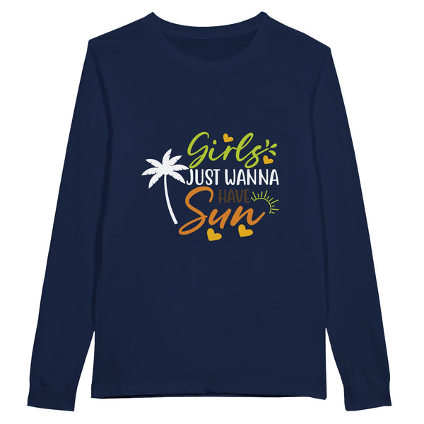 Radiate Joy - 'Girls Just Wanna Have Sun' Shirt - Navy - Sweatshirt