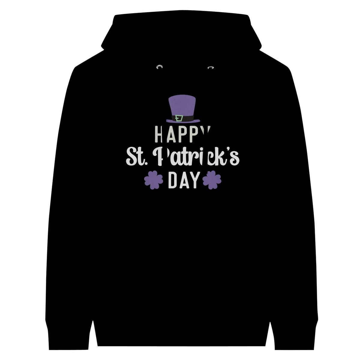 Celebrate in Style - Happy St. Patrick's Day - Premium Unisex Hoodie - Black - Unisex Hoodies