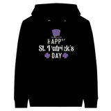 Celebrate in Style - Happy St. Patrick's Day - Premium Unisex Hoodie - Black - Unisex Hoodies