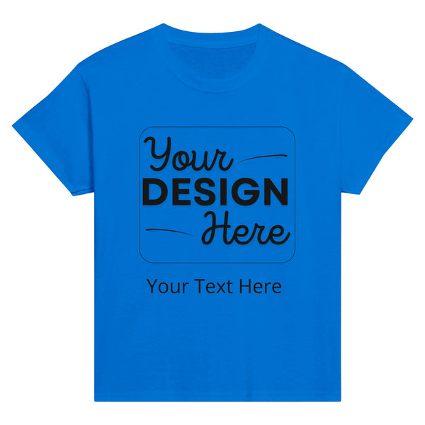 Soft and Stylish - Kids' Classic Crewneck Tee - Royal - T.shirts