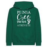 Empowerment in Motion - 'Piensa, Cree, Sueña, Atrévete' Hoodie - Heather Kelly - Hoodies