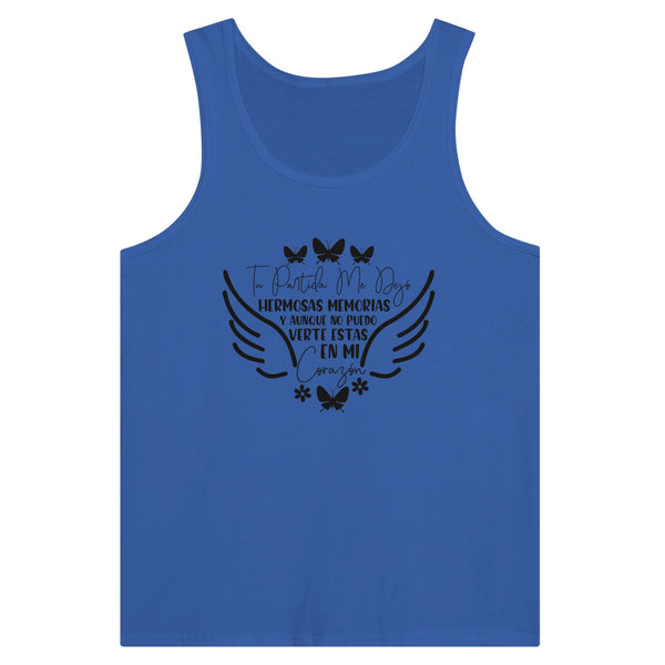 Cherished Remembrances - Wear Your Heartfelt Memories - True Royal - Tank Tops