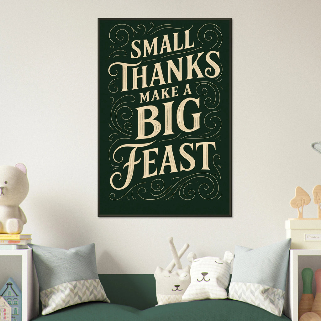 Thank You Art – Framed Metal Poster - Default Title - Metal Framed Posters