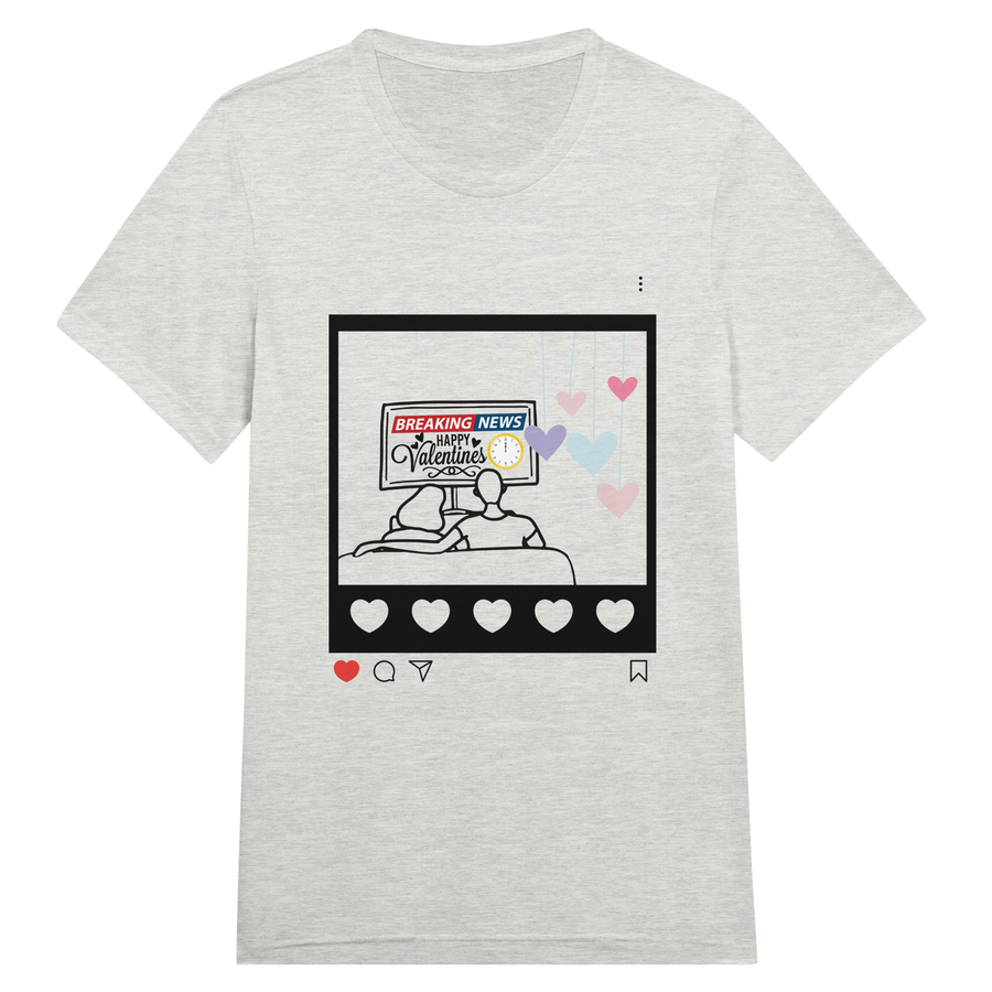 Gift of Love – Unisex Tri Blend T-shirt - Solid White Triblend - Print Material